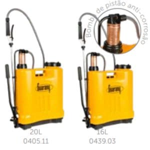 Pulverizadores Costais de Alavanca SP - 16L e 20L